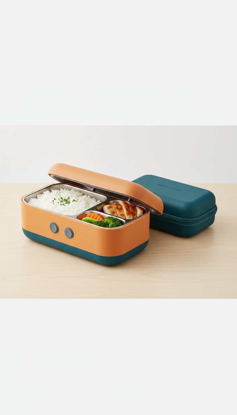 Bento compact à réchauffage rapide